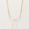 Schakelketting Met Statement Parel Strik