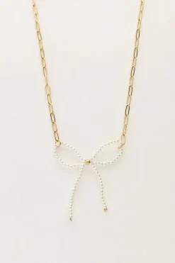 Schakelketting Met Statement Parel Strik