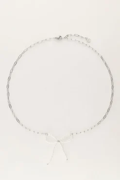 Schakelketting Met Statement Parel Strik