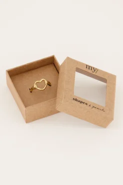 Shapes Ring Met Open Hartje