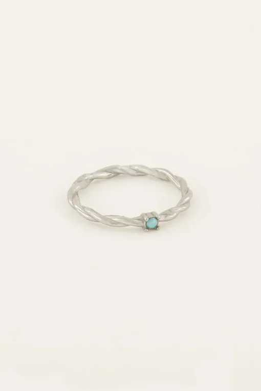Single Azzuro Blue Ring