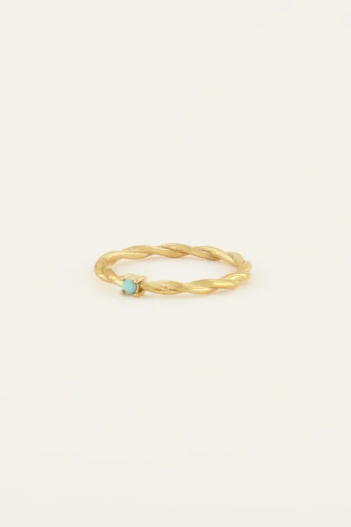 Single Azzuro Blue Ring