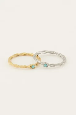 Single Azzuro Blue Ring