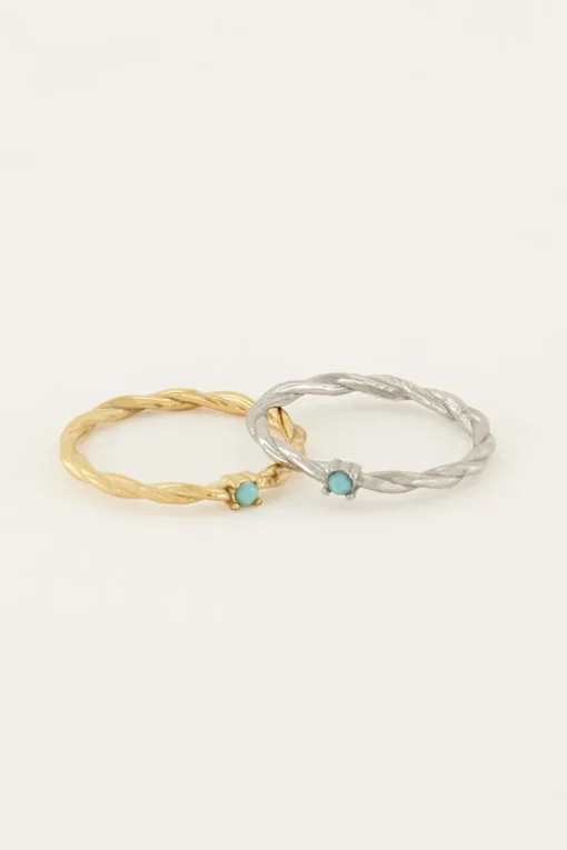 Single Azzuro Blue Ring