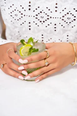 Single Ice Cubes Ring