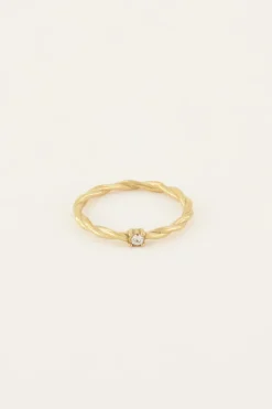 Single Ice Cubes Ring