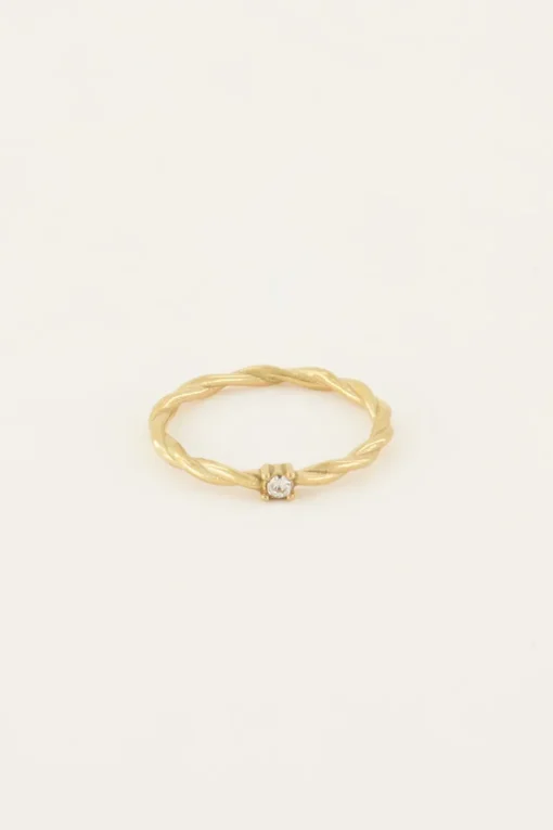Single Ice Cubes Ring