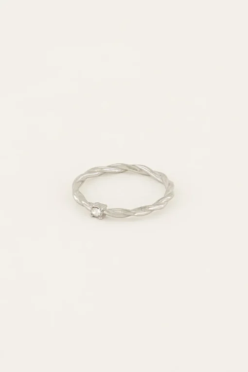 Single Ice Cubes Ring