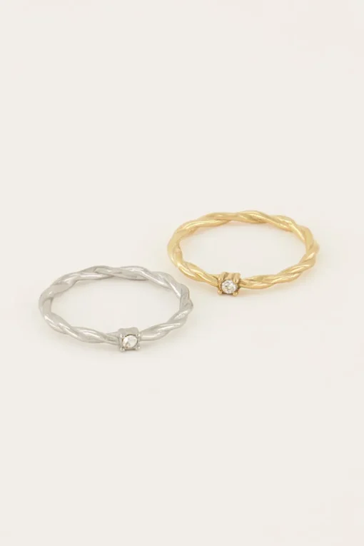 Single Ice Cubes Ring