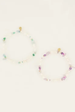 Souvenir Armbanden Set Met Parels & Kralen