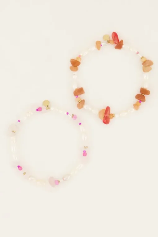 Souvenir Armbanden Set Met Parels & Kralen