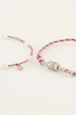 Souvenir Armbanden Set Met Parels