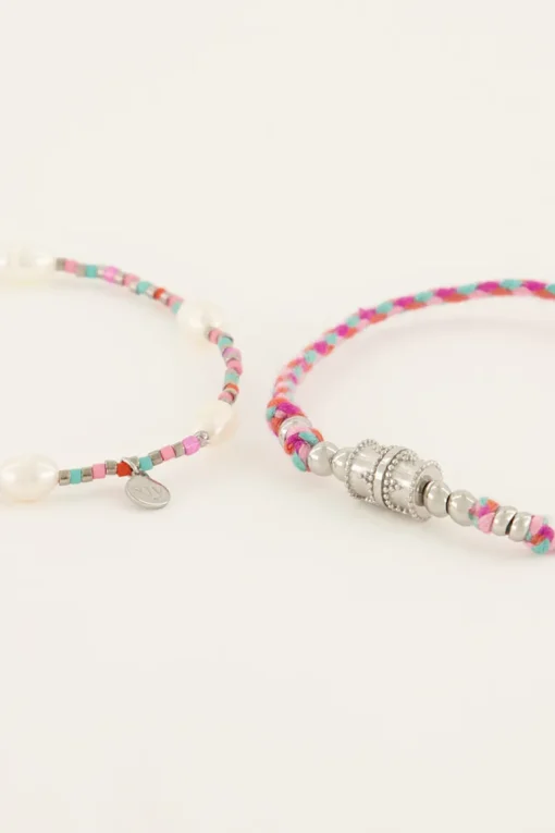 Souvenir Armbanden Set Met Parels