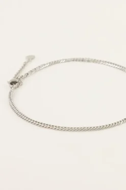 Souvenir Enkelbandje Met Platte Schakels