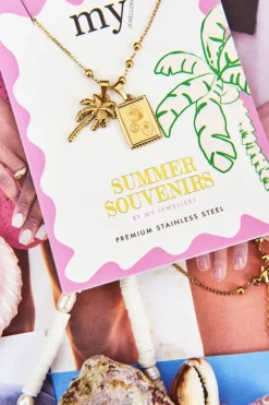 Souvenir Ketting Met Bolletjes & Bedels