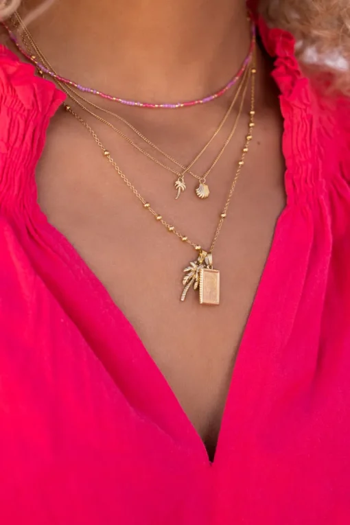 Souvenir Ketting Met Bolletjes & Bedels