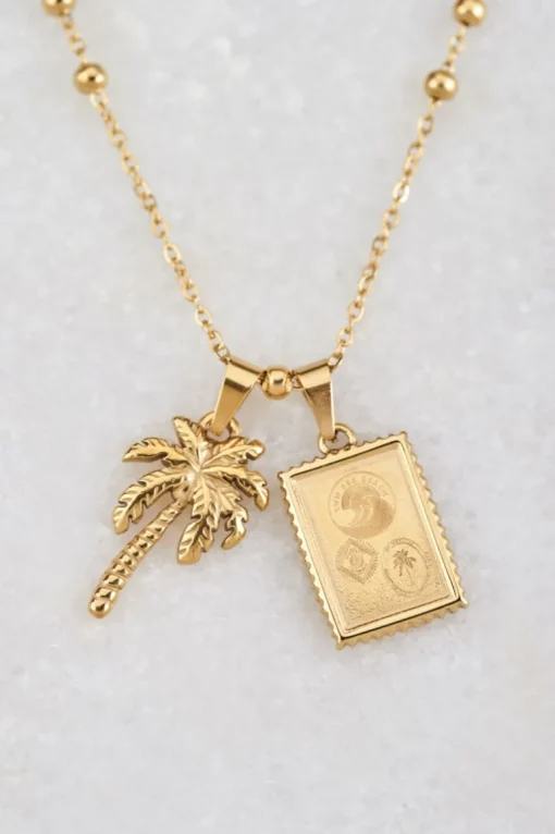 Souvenir Ketting Met Bolletjes & Bedels