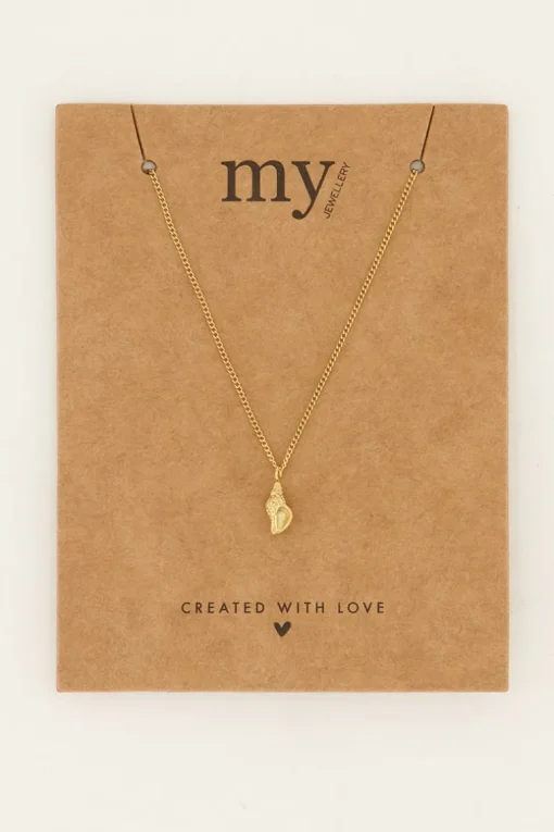 Souvenir Ketting Met Spiraal Schelp Bedel