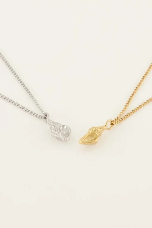 Souvenir Ketting Met Spiraal Schelp Bedel