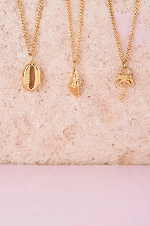 Souvenir Ketting Met Spiraal Schelp Bedel