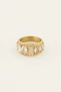 Souvenir Ring Met Stenen