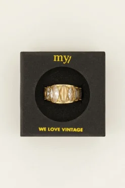 Souvenir Ring Met Stenen