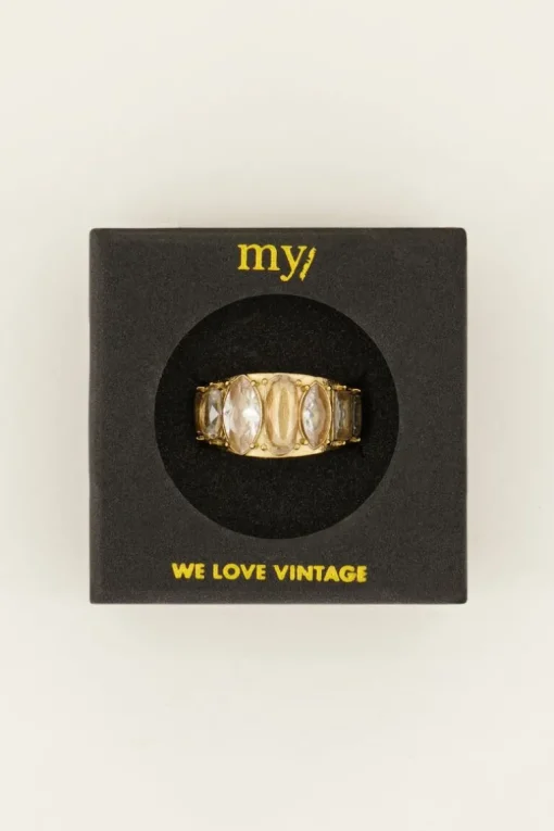 Souvenir Ring Met Stenen
