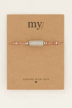 Souvenir Rode Armband Amour Bedel