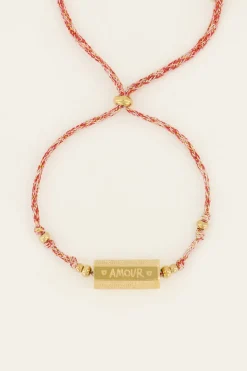 Souvenir Rode Armband Amour Bedel