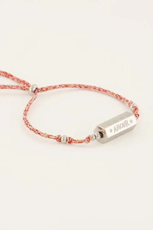 Souvenir Rode Armband Amour Bedel