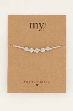 Souvenir Roze Armband Amour