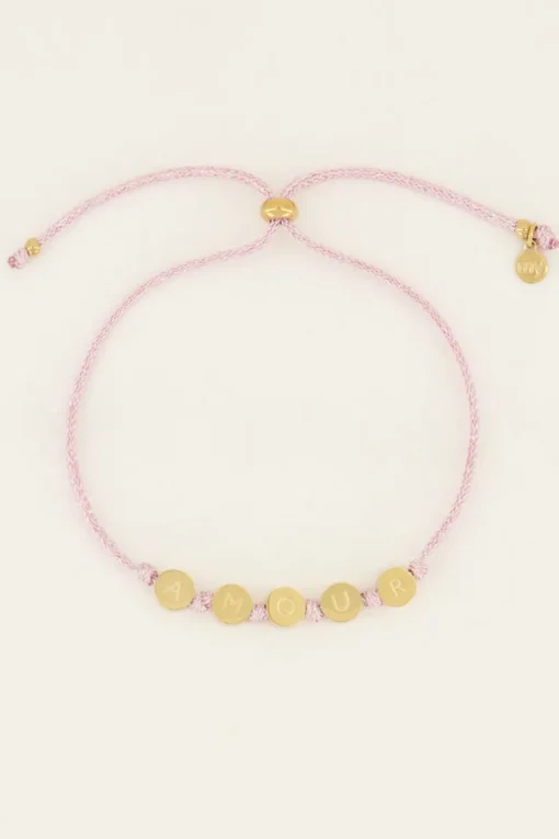 Souvenir Roze Armband Amour
