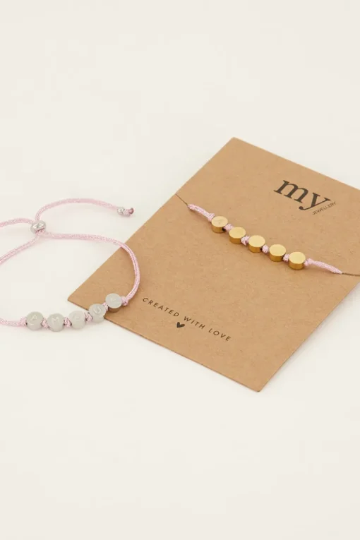 Souvenir Roze Armband Amour