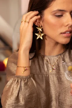 Starry Armband Met Gekleurde Kraaltjes & Cocktail