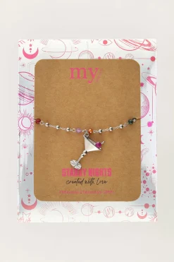Starry Armband Met Gekleurde Kraaltjes & Cocktail