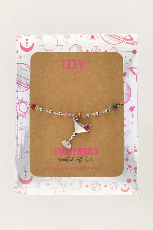 Starry Armband Met Gekleurde Kraaltjes & Cocktail