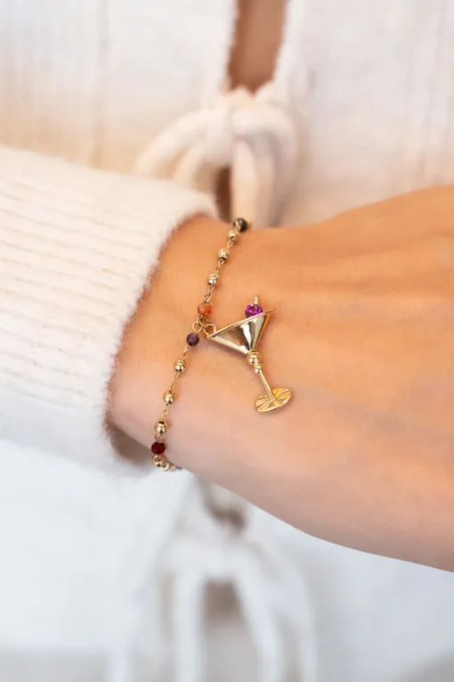 Starry Armband Met Gekleurde Kraaltjes & Cocktail