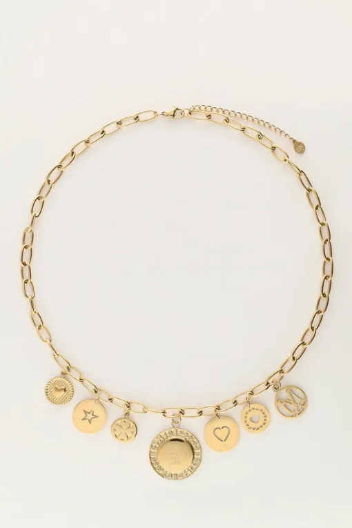 Starry Bedel Ketting Met Munten