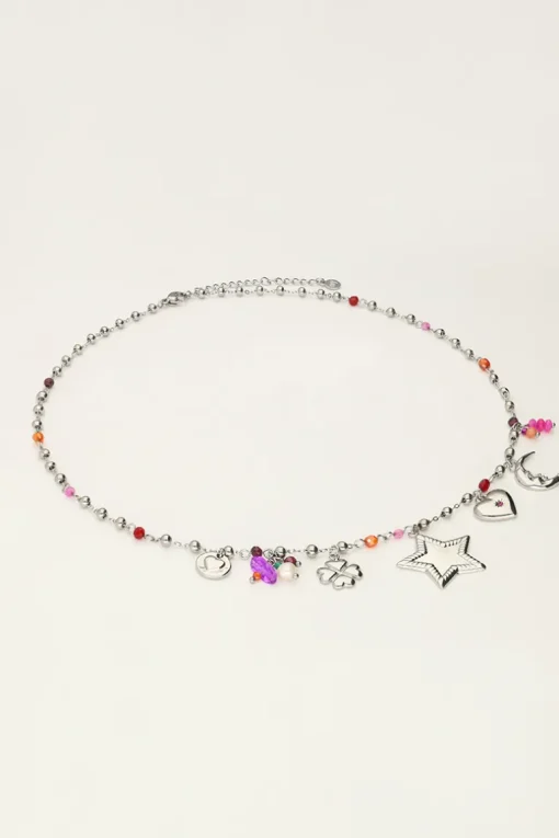 Starry Bedel Ketting Met Ster En Kralen