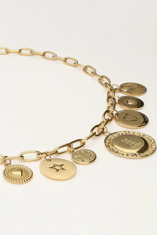 Starry Bedel Ketting Met Munten