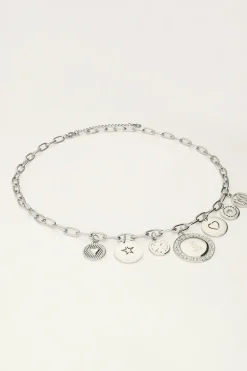 Starry Bedel Ketting Met Munten