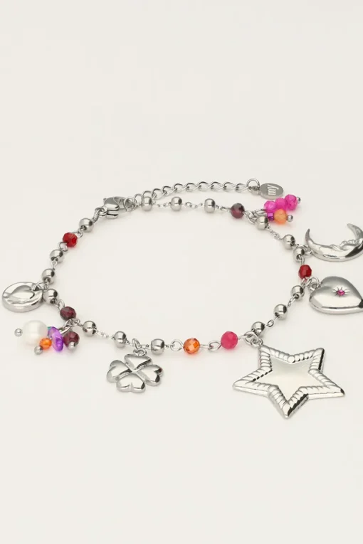 Starry Bedelarmband Met Ster En Kralen