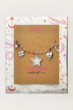 Starry Bedelarmband Met Ster En Kralen