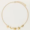 Starry Ketting Met Verschillende Bedels