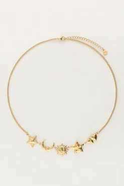 Starry Ketting Met Verschillende Bedels