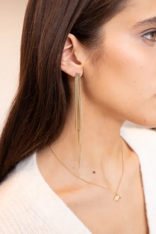 Starry Oorhangers Met Lange Koordjes
