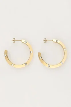 Starry Oorringen Met Strass