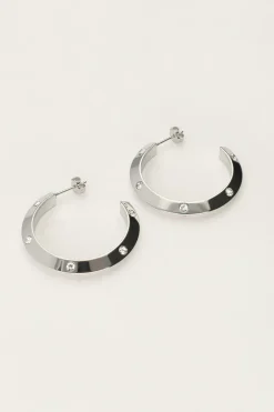 Starry Oorringen Met Strass
