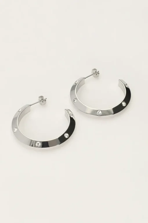 Starry Oorringen Met Strass