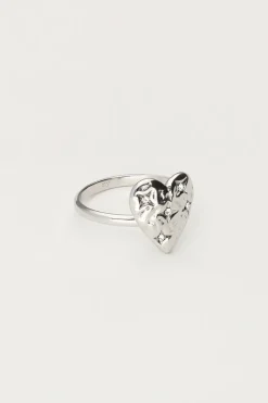 Starry Ring Hart Met Strass